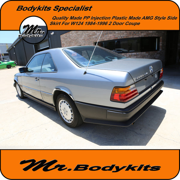 Plastic AMG Style Side Skirts Set For Mercedes Benz E-class W124