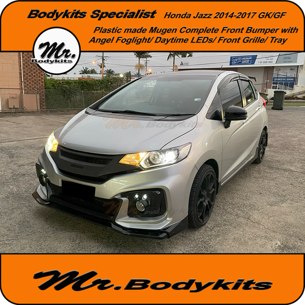 Mugen Style Full Replacement Front Bumper & Foglights & DRL Lights