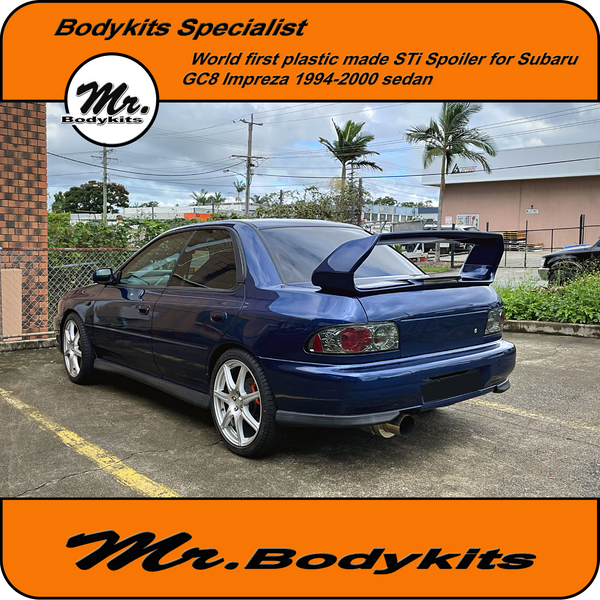 Subaru Impreza WRX GC8 STi Style Plastic Boot Spoiler Wing