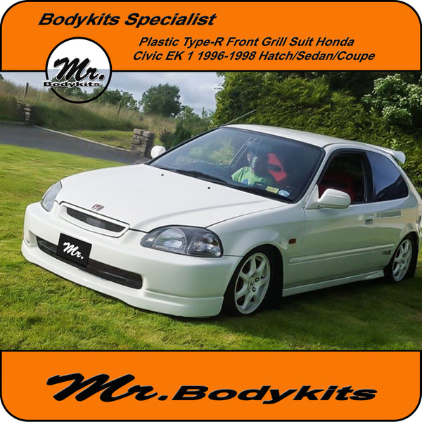 98 Civic Body Kit 5-Piece Front Body Repair Kit For Honda Civic Coupe/Sedan 1996-1998 - Primed Body Kit Honda Civic