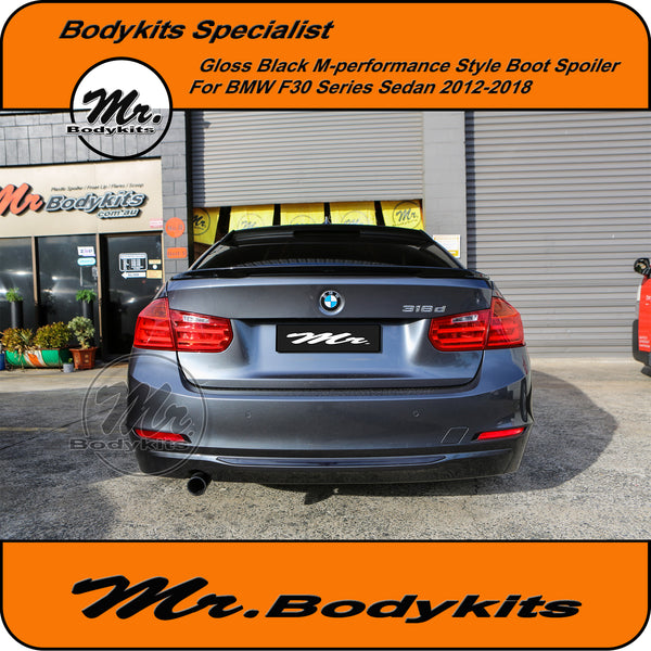 Sport-Performance Rear Trunk Roof Spoiler BLACK GLOSS fits on BMW