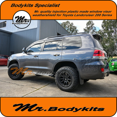 Japanese OEM Quality Weathershield Window Visor For Toyota Landcruiser 200 Series 2007-2020