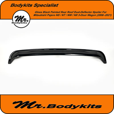 Gloss Black Tailgate Spoiler For Mitsubishi Pajero 2006-2021 NS/ NT/ NW/ NX