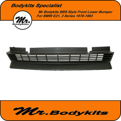 Mr Bodykits BBS Style Front Lower Bumper Bar Suit BMW 3 Series E21 1978-1983