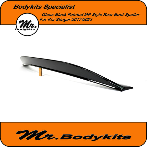Gloss Black PSM Style Rear Trunk Spoiler For Kia Stinger 2018-2023 – Highkick Duckbill