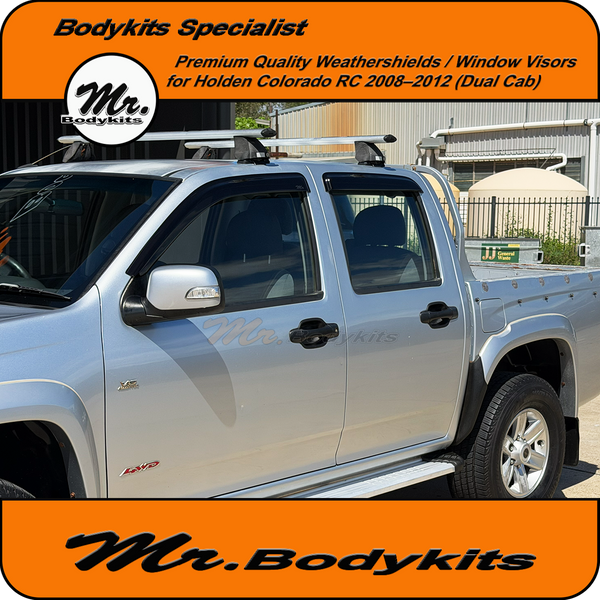 Rc Window Guard Premium Weathershields Window Visors For Holden Colorado RC 2008–2012 ...
