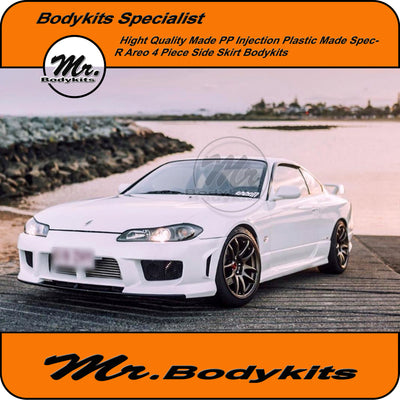 Nissan S15 200SX Spec-R Aero Plastic Side Skirt Bodykits, Quality PP Injection Made