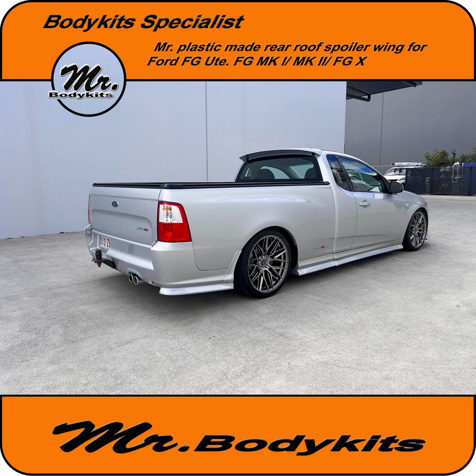 Rear Roof Spoiler Wing For Ford Falcon FG FGX Ute (XR6 XR8 Turbo R6 Ec ...