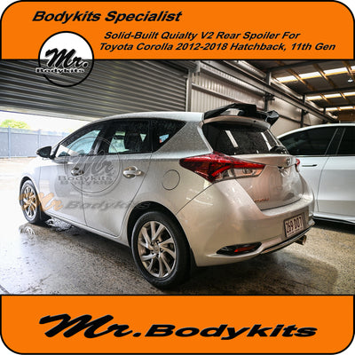 Quality V2 Roof Spoiler Wing For Toyota Corolla Hatch 2012-2018 E180 ZRE182