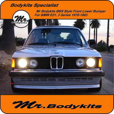 Mr Bodykits BBS Style Front Lower Bumper Bar Suit BMW 3 Series E21 1978-1983