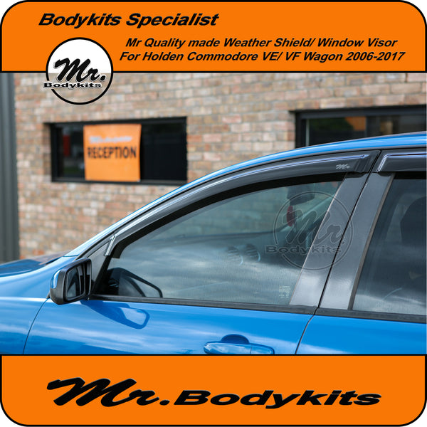 Holden Commodore VE / VF Wagon SS / SSV / SV6 Window Visors Weathershi