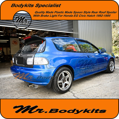 Honda Civic EG Hatch 1992–1995 Spoon Style Rear Spoiler – World’s First Plastic Made, Mr Bodykits
