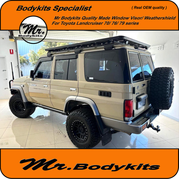Mr Window Visors Weathershields Suitable For Toyota Landcruiser 70 76 ...