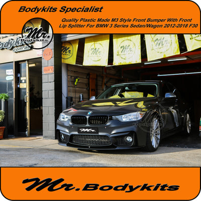 M3 Style Quality Made Front Bumper With Front Lip For BMW 3 Series F30/F31 2012-2018