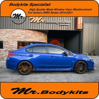 Subaru WRX VA 2014-2021 Sedan Weathershield Window Visor (Set of 4), High Quality Made