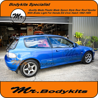 Honda Civic EG Hatch 1992–1995 Spoon Style Rear Spoiler – World’s First Plastic Made, Mr Bodykits