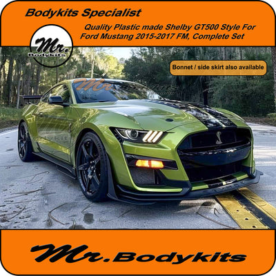 Ford Mustang FM 2015-2017 Shelby GT500 Style Front Bumper | Mr Bodykits