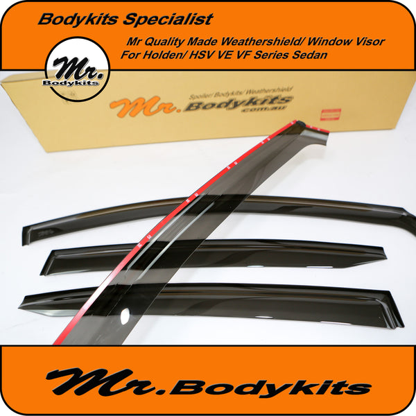 Holden Commodore SS/ SSV/ SV6 VE/VF Sedan Window Visors Weathershields ...