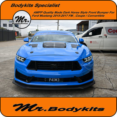 AMPP Dark Horse Style Front Bumper For Ford Mustang 2015-2017 FM, Coupe/ Convertible