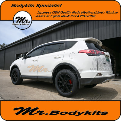 Toyota RAV4 / RAV 4 2012-2018 Weathershields Window Visors, Injection Plastic High Quality