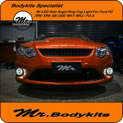 Mr FG LED Halo Angel Ring Fog Light For Ford FG XR6/XR8/G6/G6E/FG-X 2008-2018