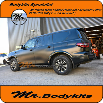 Nissan Patrol 2012-2025 Y62 OEM Style Plastic Fender Wheel Arch Flares, Mr Bodykits