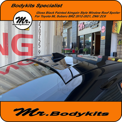Gloss Black Rear Window Roof Spoiler Suitable For Toyota 86 / Subaru BRZ 2012-2021