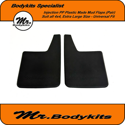 Fender Flare Guard Wide Mud Flap / Mudflaps suit all 4x4 4WDs (Universal fit)