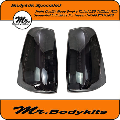 Nissan NP300 Navara 2015-2020 D23 Smoke LED Taillight With Sequential Indicators