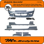 Aero Plastic Bodykit For Nissan S15 200SX Spec-R - Front Bumper, Side Skirts & Rear Apron Pods