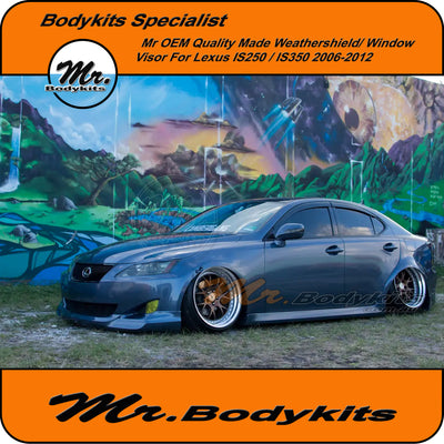 Lexus IS250/ IS350 Weathershield / Window Visor 2006-2012, By Mr. Bodykits