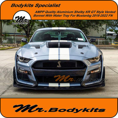 Ford Mustang 2018-2022 FN AMPP Aluminium Shelby KR GT Style Bonnet (Local Pickup or Brisbane only)