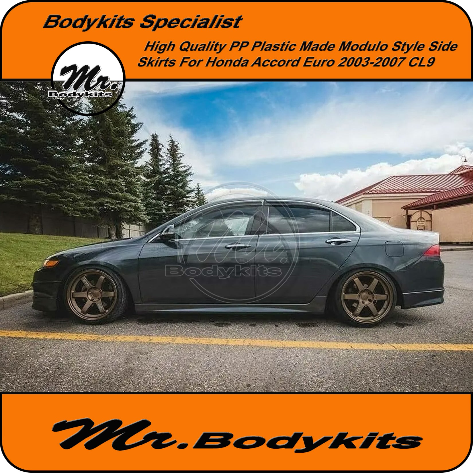 Modulo Style Side Skirts For Honda Accord Euro 2003-2007 CL9, Highest ...