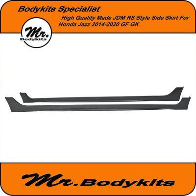 JDM RS Style Side Skirt For Honda Jazz 2014-2020 GF GK, Quality Made