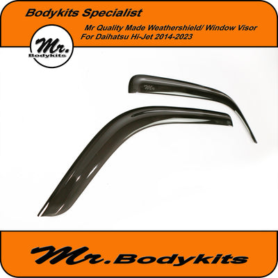 Daihatsu Hi-Jet 2014-2023 Japanese OEM Quality made Window Visor Weathershield, By Mr