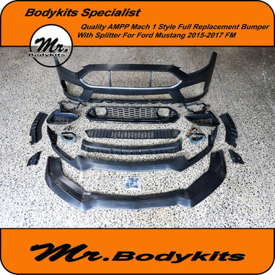 Quality AMPP Mach 1 Style Front Bumper For Ford Mustang 2015-2017 FM, Mr Bodykits