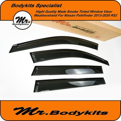 Nissan Pathfinder 2013-2021 R52 High Quality Weathershields Window Door Visors By Mr Bodykits