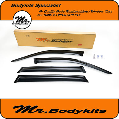 BMW X5 2013-2018 F15 Weathershields Window Visor Guard by Mr Bodykits, Quality Made