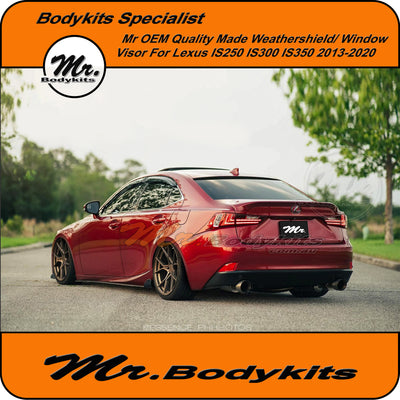 Lexus IS250/ IS300/ IS350 2013-2020 Window Visors Weathershields by Mr Bodykits