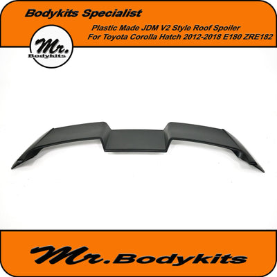 V2 Roof Spoiler Wing Suitable For Toyota Corolla Hatch 2012-2018 E180 ZRE182