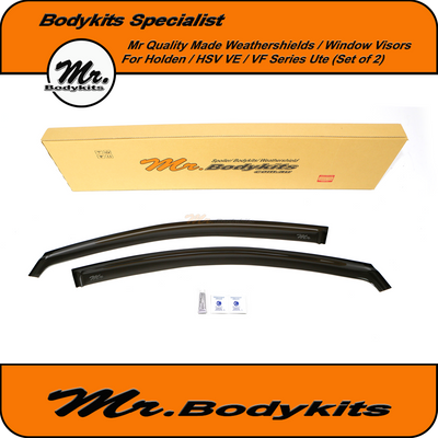 Weathershields Window Visor For Holden Commodore VE/VF Series / HSV Ute (Set of 2) by Mr Bodykits