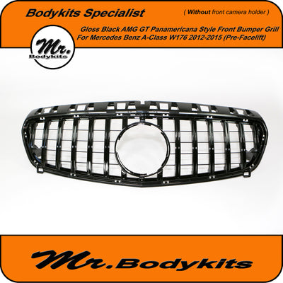 Mercedes Benz A-Class W176 GT Style Front Bumper Grille for 2012-2015, Panamericana