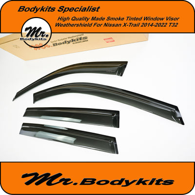 Nissan X-Trail 2014-2022 T32 High Quality Weathershields Window Visors By Mr Bodykits