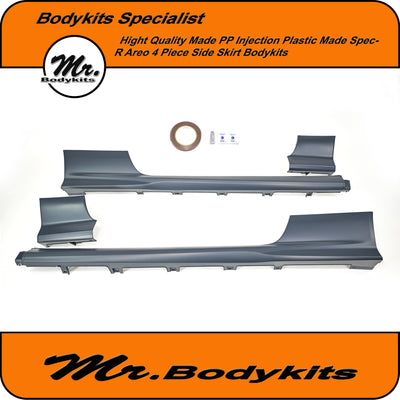 Nissan S15 200SX Spec-R Aero Plastic Side Skirt Bodykits, Quality PP Injection Made