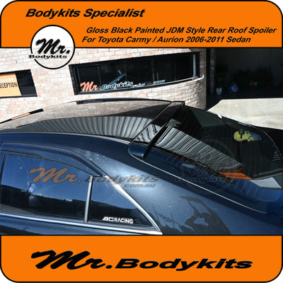 Toyota Camry / Aurion 2006-2011 Sedan JDM Style Gloss Black Roof Spoiler ACV40R
