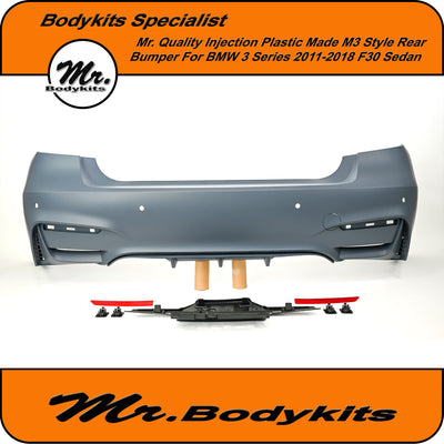 Mr Bodykits M3 Style Replacement Rear Bumper For BMW 3 Series 2011-2018, F30