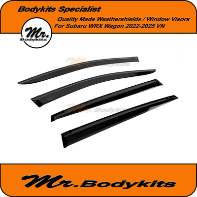 Subaru WRX Sportswagon VN Weathershields Window Visors 2022-2025 (Set of 4), Mr Bodykits