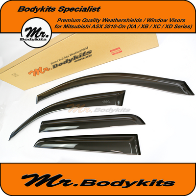 For Mitsubishi ASX XA XB XC XD Weathershields /Window Visors 2010-2026, By Mr. Bodykits