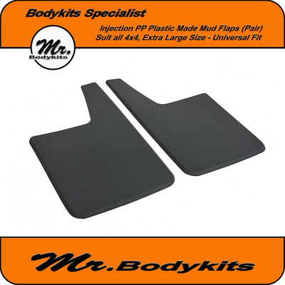 Mr Fender Flare Guard Extra Wide Mud Flaps suitable for Toyota Hilux All Model