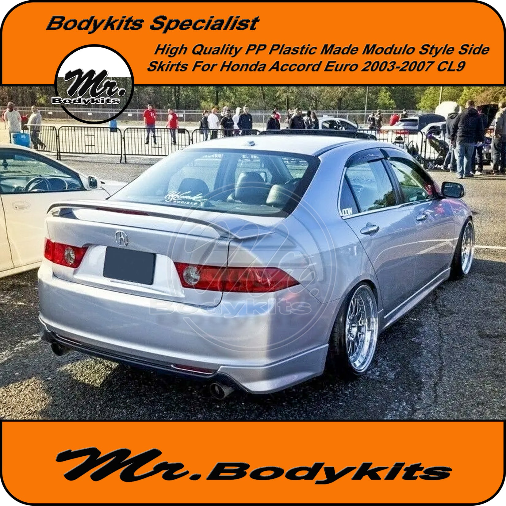 Modulo Style Side Skirts For Honda Accord Euro 2003-2007 CL9, Highest ...